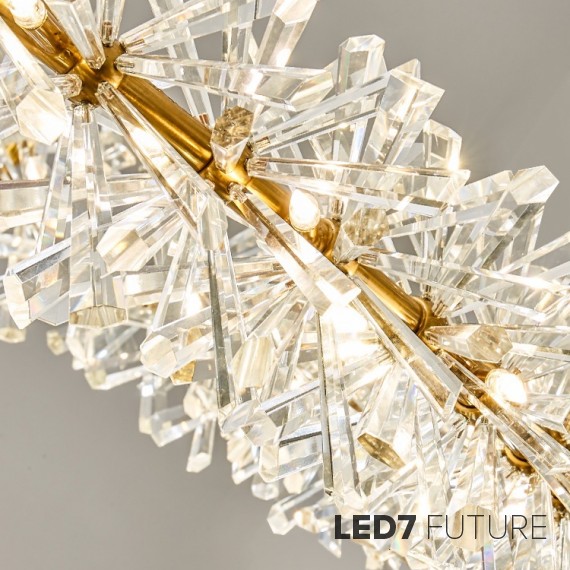 Loft Industry Modern - Stalactite 19 Circle Chandelier